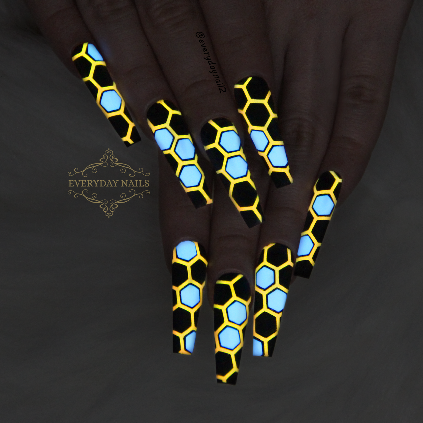 Honeycomb Glow In The Dark Stickers image 0