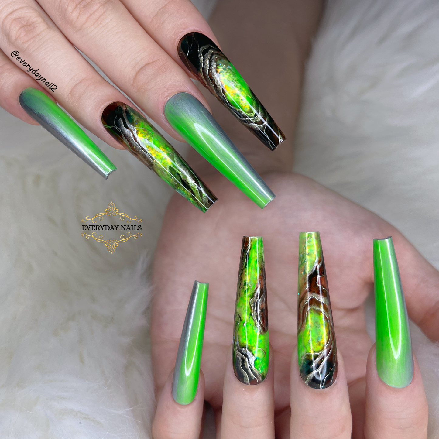 Everyday Nails Marble Ink Set 🌈 (12 Colors) image 1