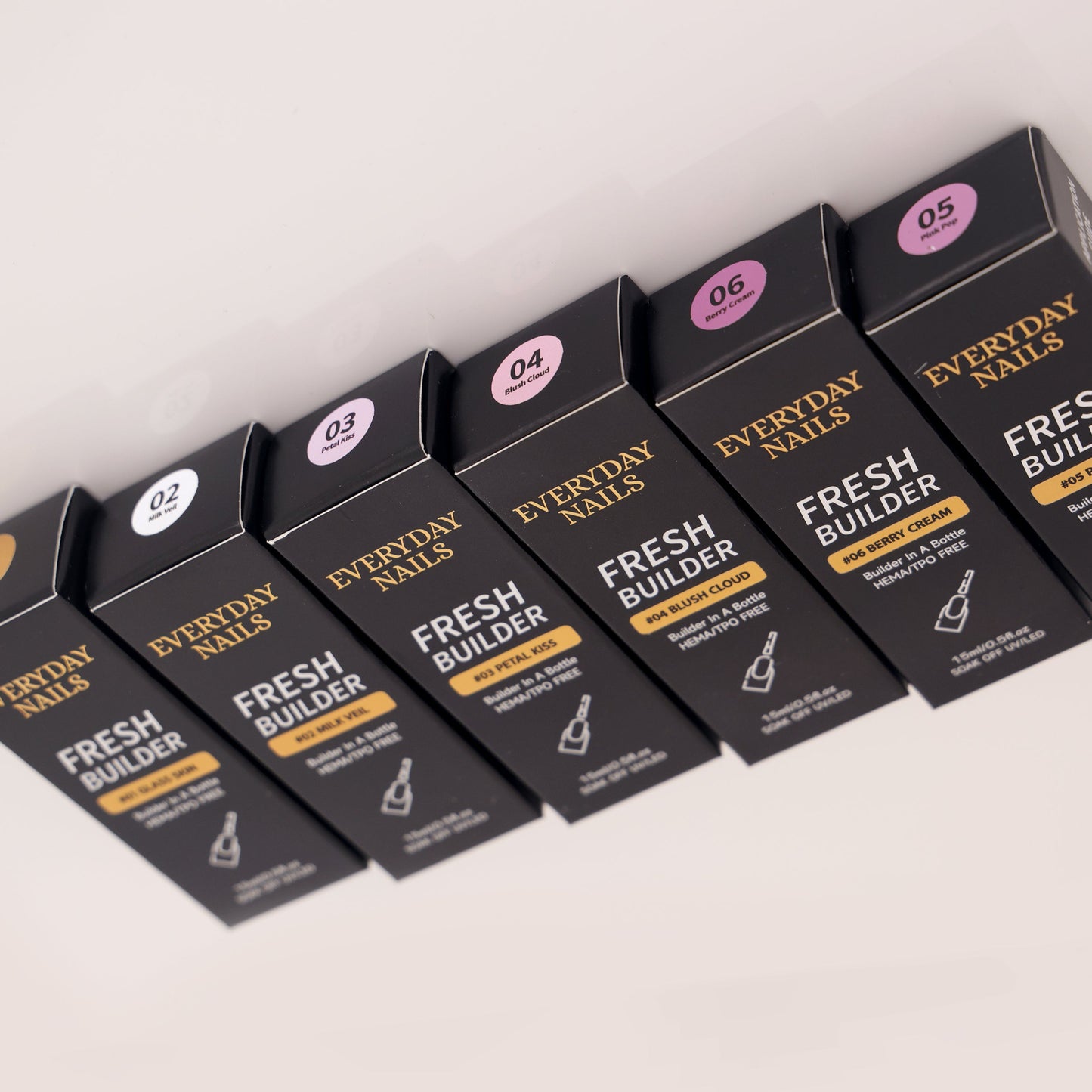 Fresh Builder Gel in a Bottle Bundle (HEMA/TPO FREE)