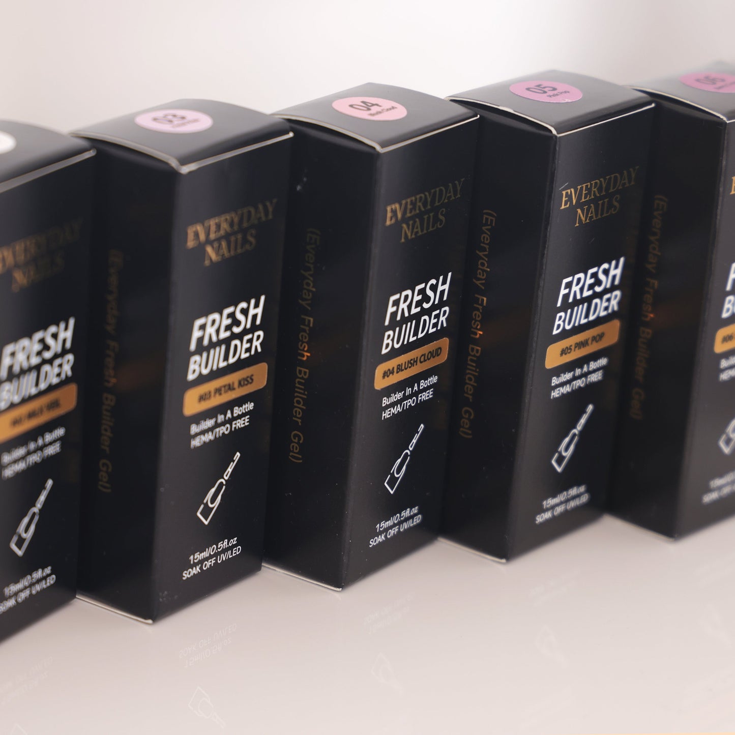 Fresh Builder Gel in a Bottle Bundle (HEMA/TPO FREE)