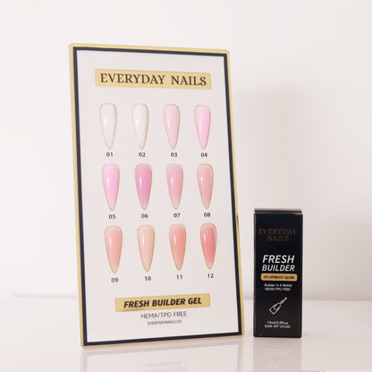 Fresh Builder Gel in a Bottle Bundle (HEMA/TPO FREE)