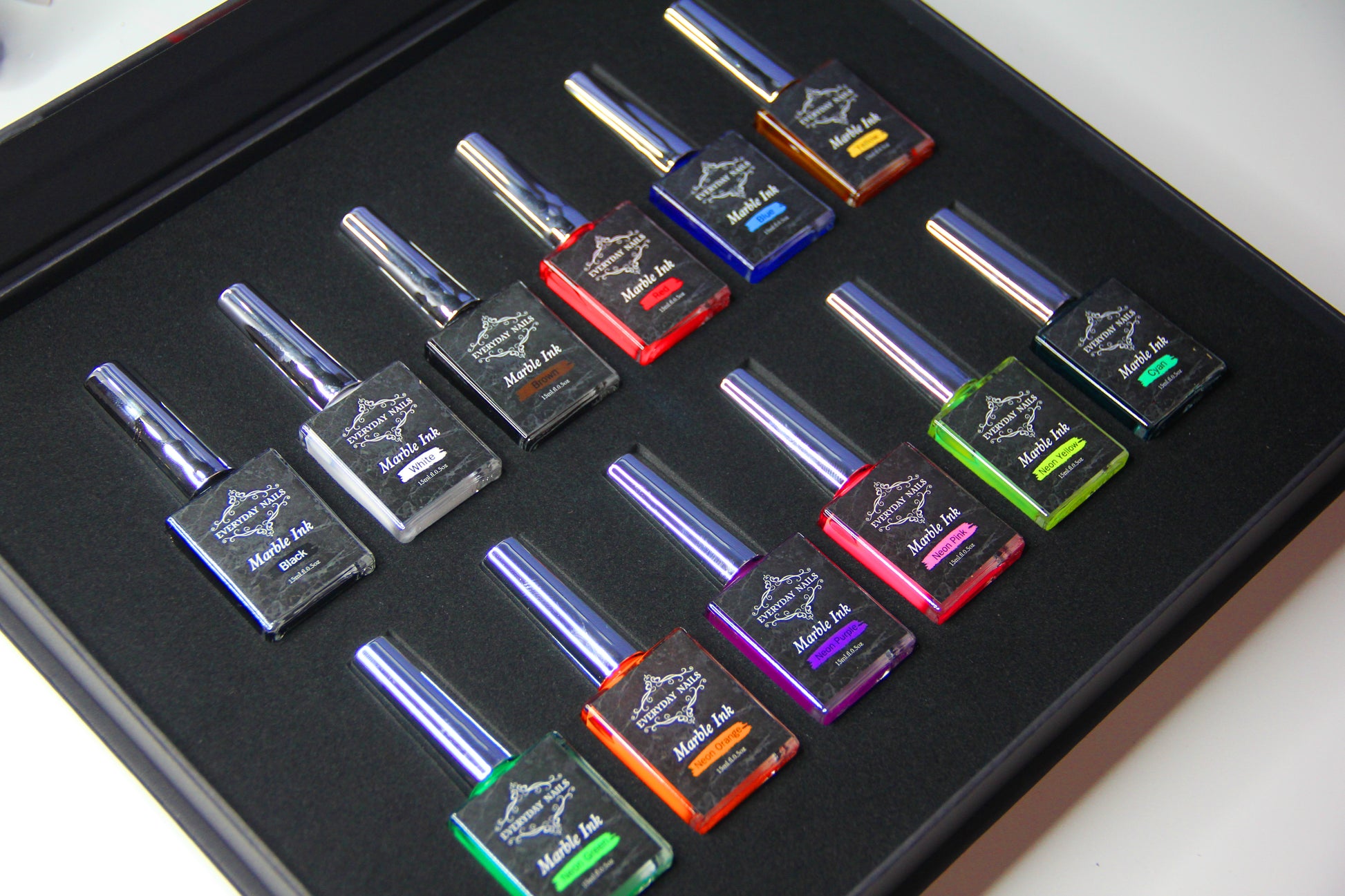 Everyday Nails Marble Ink Set 🌈 (12 Colors) image 0