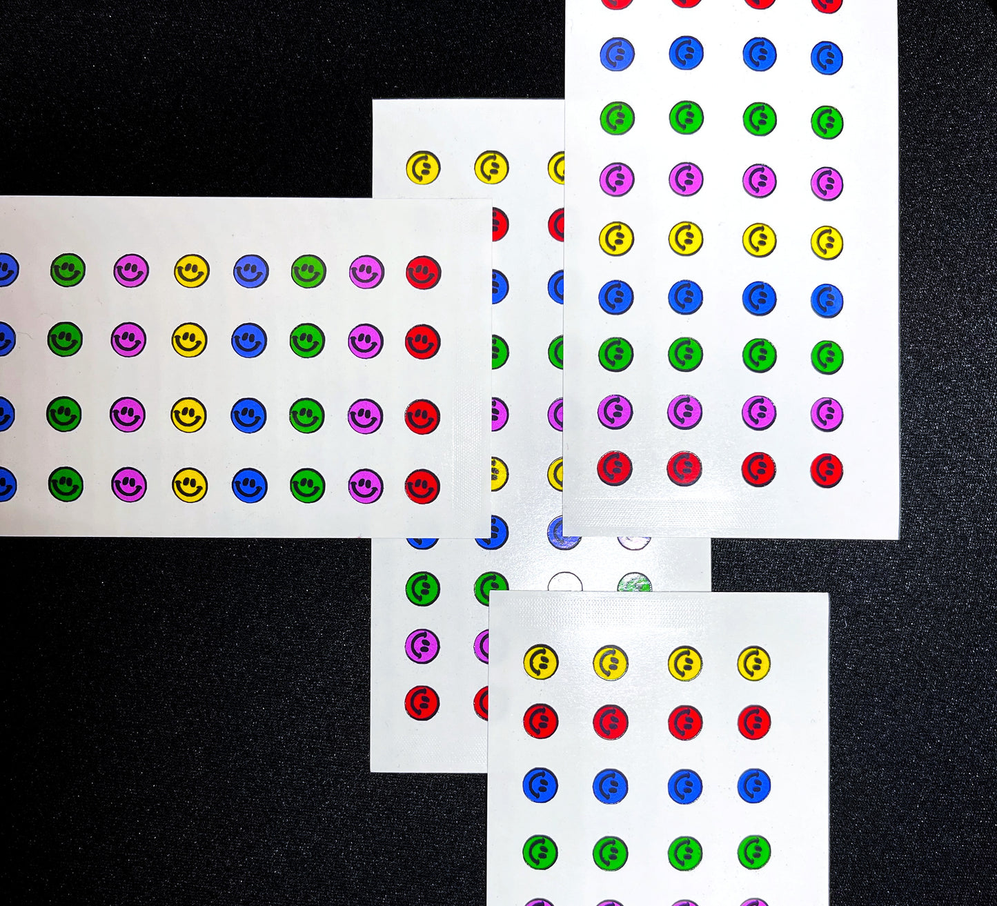 Smiley Face Emoji Nails Art Stickers [8pcs] image 1